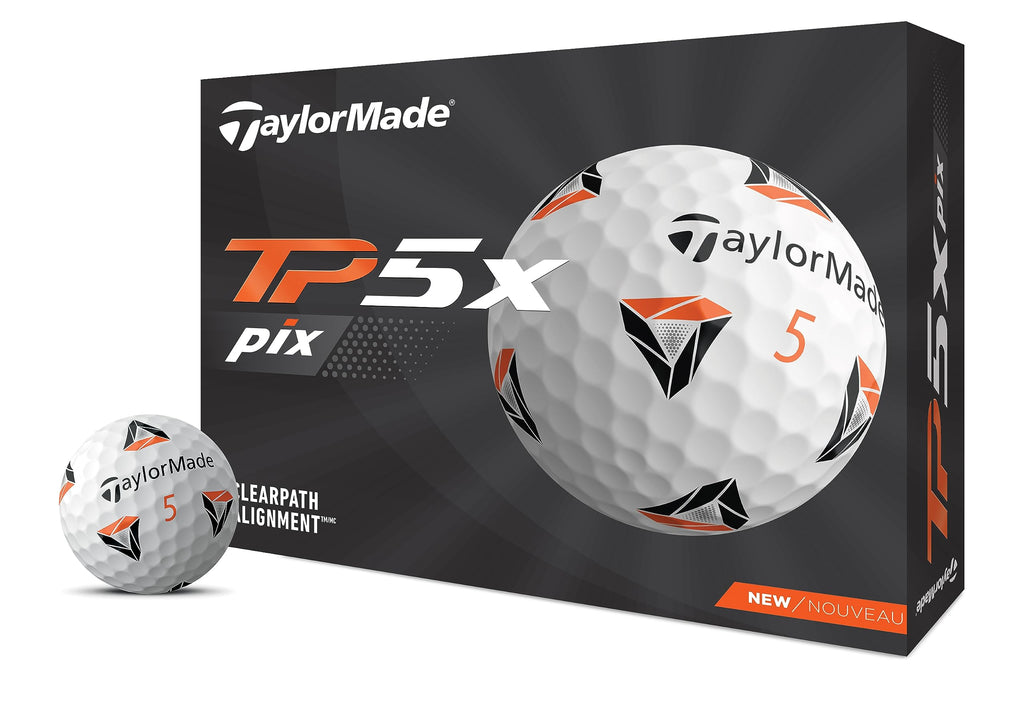 Taylormade 2021 Tp5X Pix 2.0 Golf Balls White