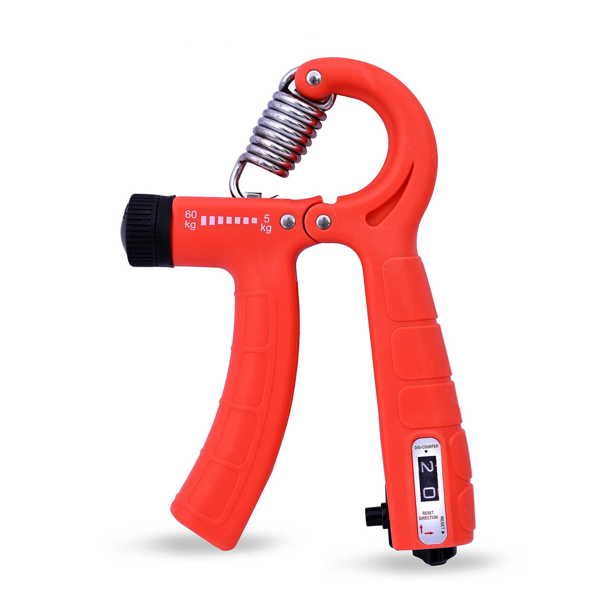 Deviant Buzz Adjustable Hand Grip Strengthener, Hand Gripper With Counter for Men & Women for Gym Workout Hand Exercise 560 KG