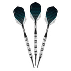 Viper Diamond 90% Tungsten Soft Tip Darts With Storage/Travel Case, Black Rings, 16 Grams