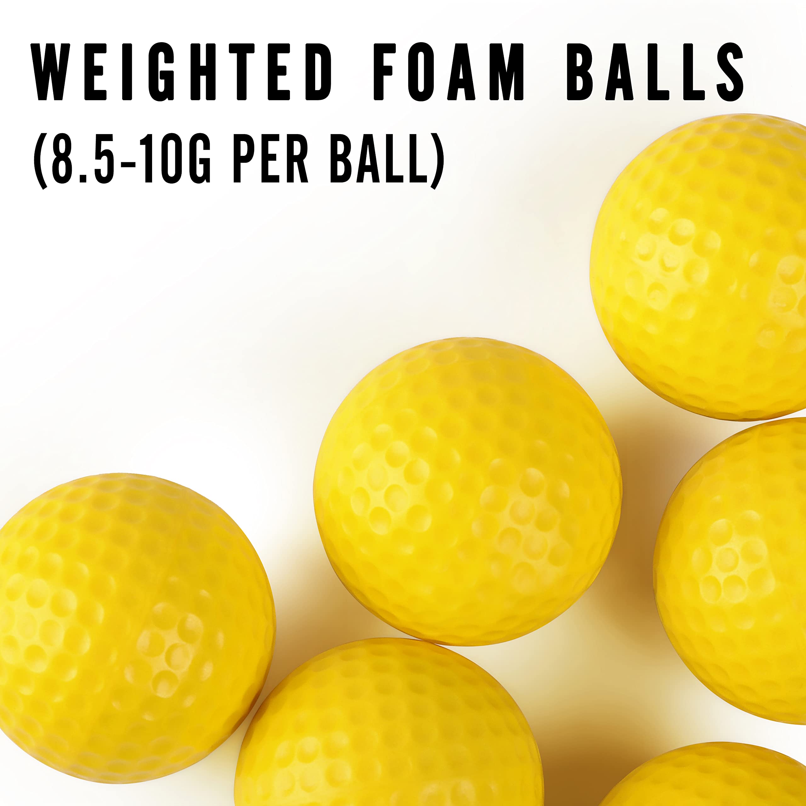 Champkey Practice Foam Golf Balls 16 Or 32 Pack | Limited Flight Golf Balls | True Spin And Feel Training Golf Practice Balls(16