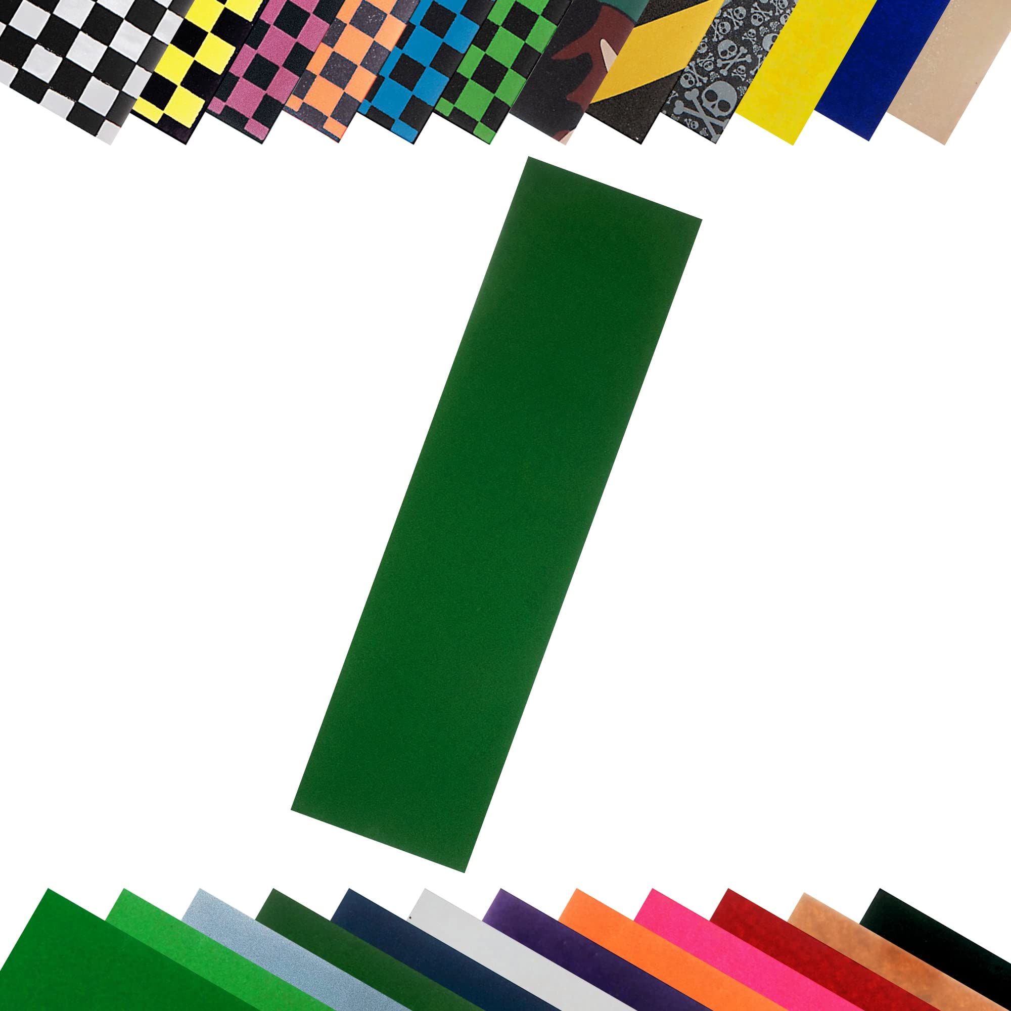 Turbo 9 X 33 Inch Skateboard Grip Tape Sheet Dark Green