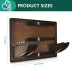 Ikkle Ping Pong Paddle Holder Wall Mounted Table Tennis Racket Display For 6 Paddles And 12 Balls Storage, Ping Pong Accessories