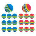 Medsuo 20Pcs Sponge Practice Golf Balls Golf Training Balls Garden Soft Foam Elastic Golf Balls For Indoor/Outdoor Golf Practice