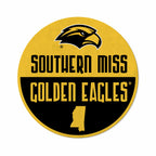Rico Industries Ncaa Southern Mississippi Golden Eagles Classic Shape Cut Pennant - Home And Living Room D  Cor - Soft Felt Ez T