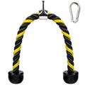 AWEFRANK Triceps Rope Cable Attachment Gym Pull Down Rope, 27 & 36 Inch with 4 Colors, Easy to Grip & Non-Slip Cable Machine Pul