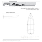 Classic Accessories StormPro Heavy-Duty Boat Cover, Fits Boats 12 ft - 14 ft Long x 68 in Wide