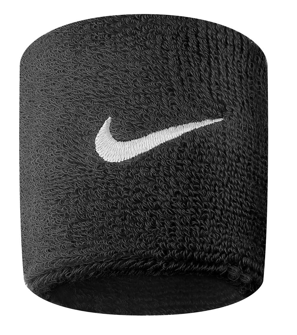 Nike Swoosh Black Wristbands