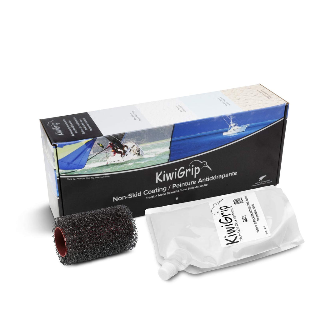 Kiwigrip Kg-1Gp-R Non-Skid Coating, 1 Liter, Grey