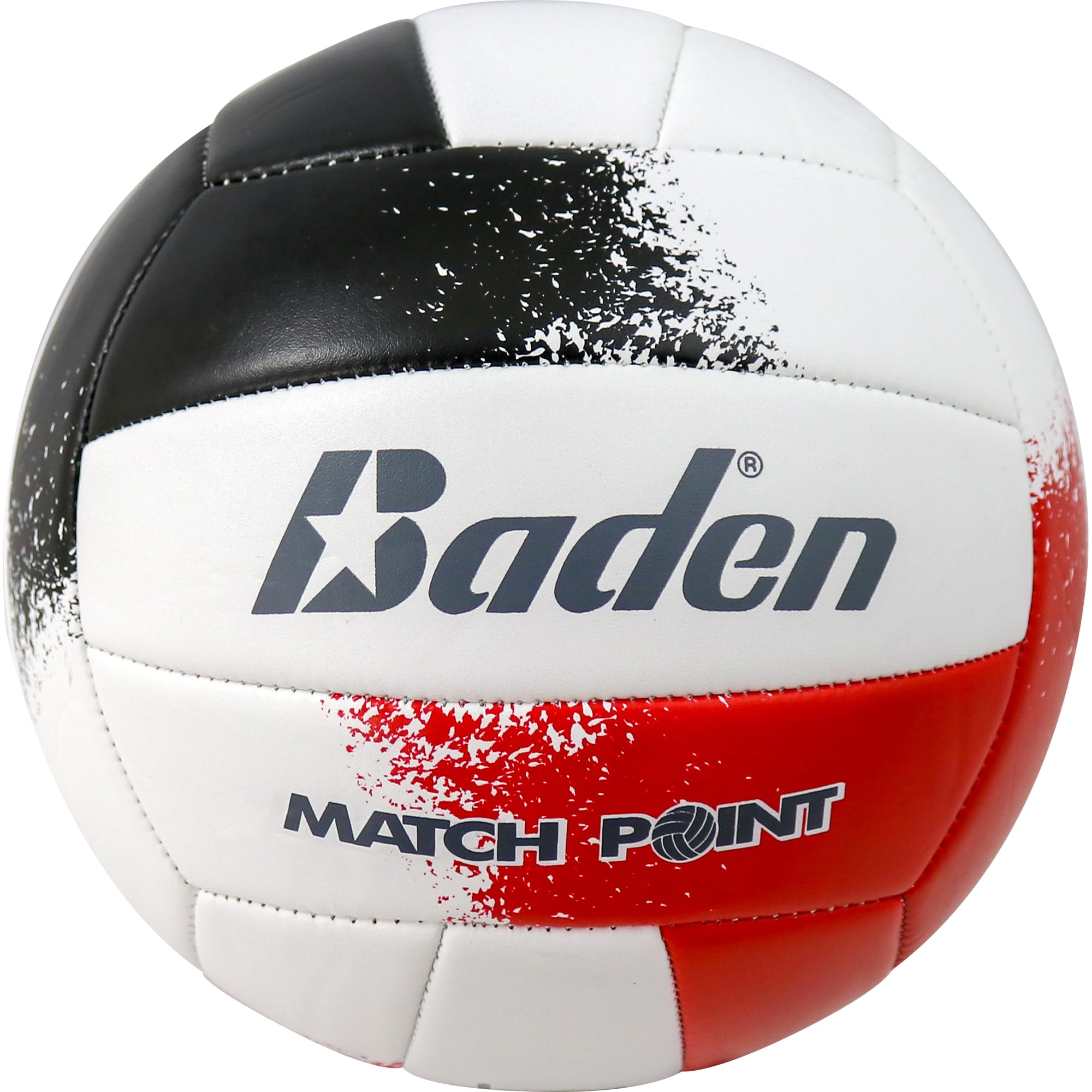Baden Match Point Cushioned Synthetic Leather Volleyball | Official Size 5 | Ideal For Outdoor Recreation, Backyard Play, And Co