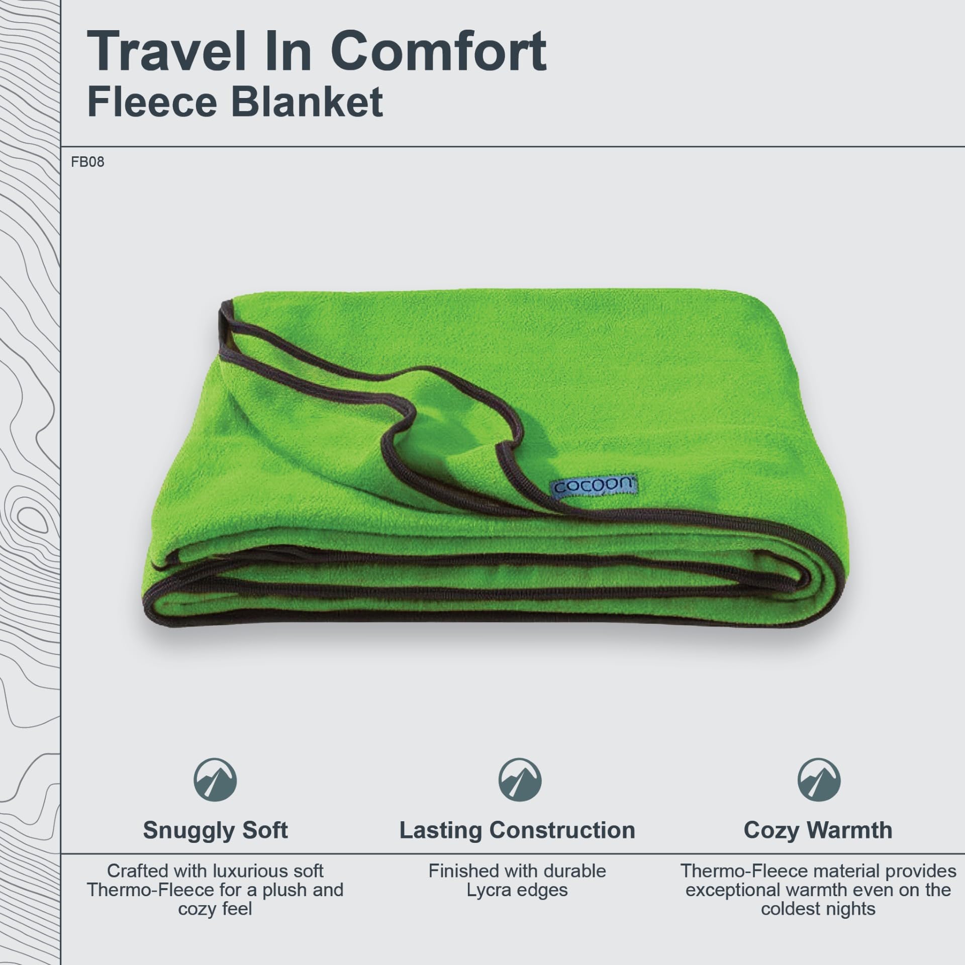 Cocoon Fleece Blanket (Chocolate)