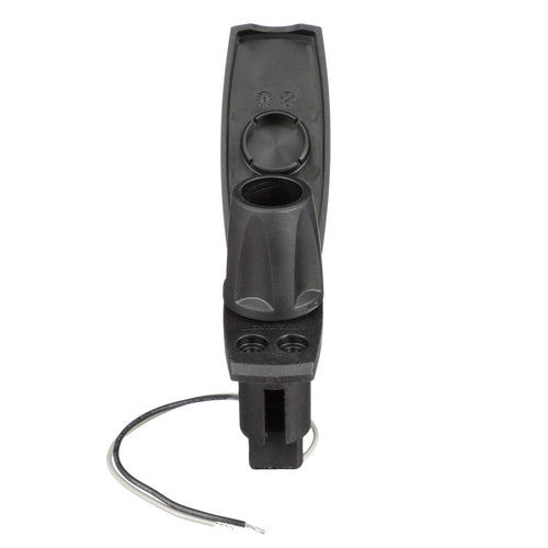 Attwood 910V2PB-7 LightArmor 910V Series Rectangle Plug-in Light Base - for All-Around Pole Light, 2-Pin, Black Composite Cover
