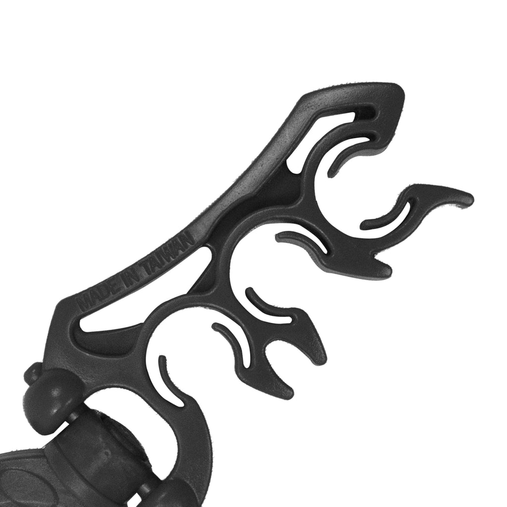 Scuba Choice Scuba Diving Dive Triple Hose Holder With Clip, Black