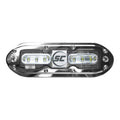 Shadow-Caster Scm-6 Led Underwater Boat Light - Great White - 316 Stainless Steel Housing - Polycarbonate Lens - Ip68 Fully Subm