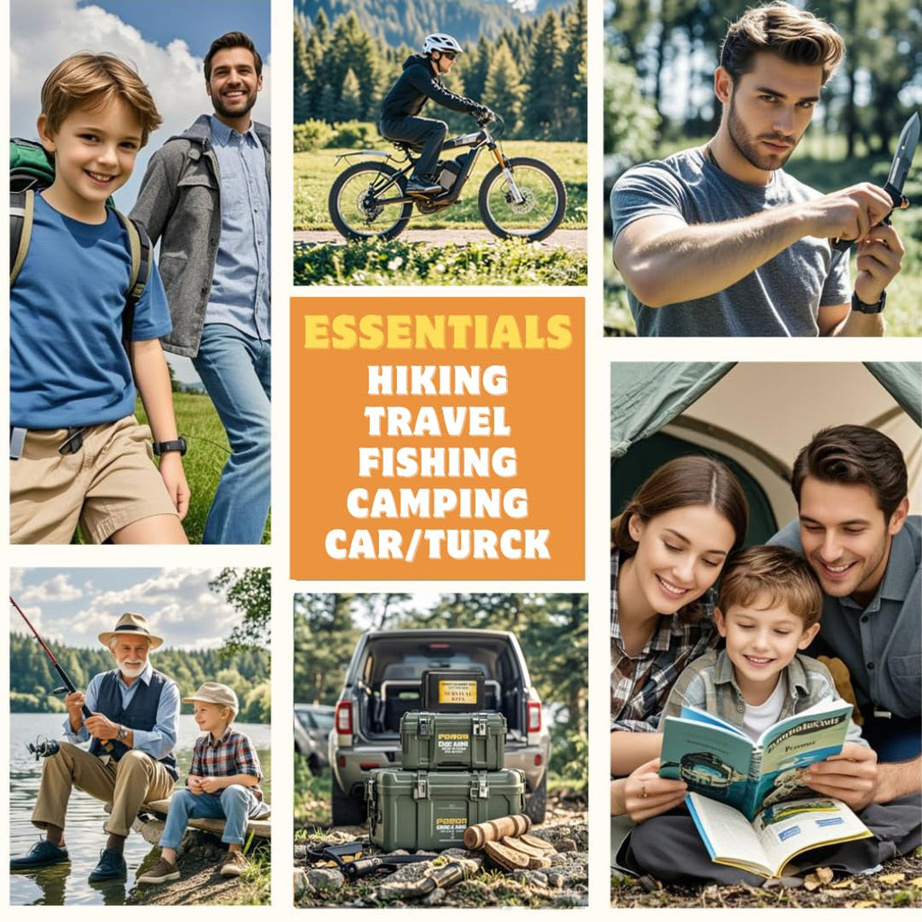 Assaber Survival Kit,13 In 1 Survival Gear And Equipment, For Dad, First Aid Kit With Survival Bracelets Emergency Blanket Tacti