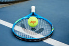 Head Speed Kids Tennis Racquet - Beginners Pre-Strung Head Light Balance Jr Racket , Frustration Free Packaging - 25 Inch, Blue
