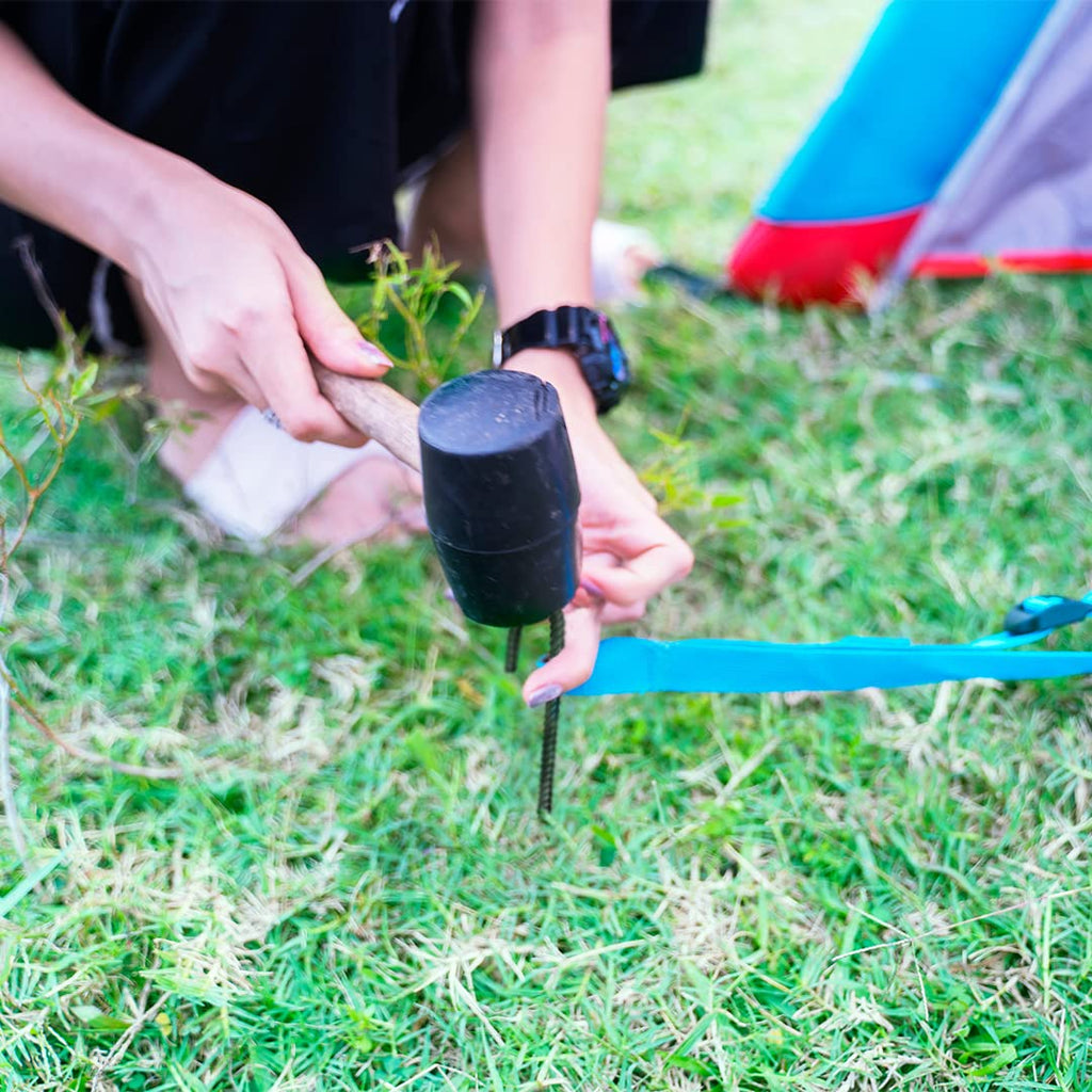 Deerbusters 18In Rebar Ground Stakes - Heavy Duty J Hook (40 Pack)