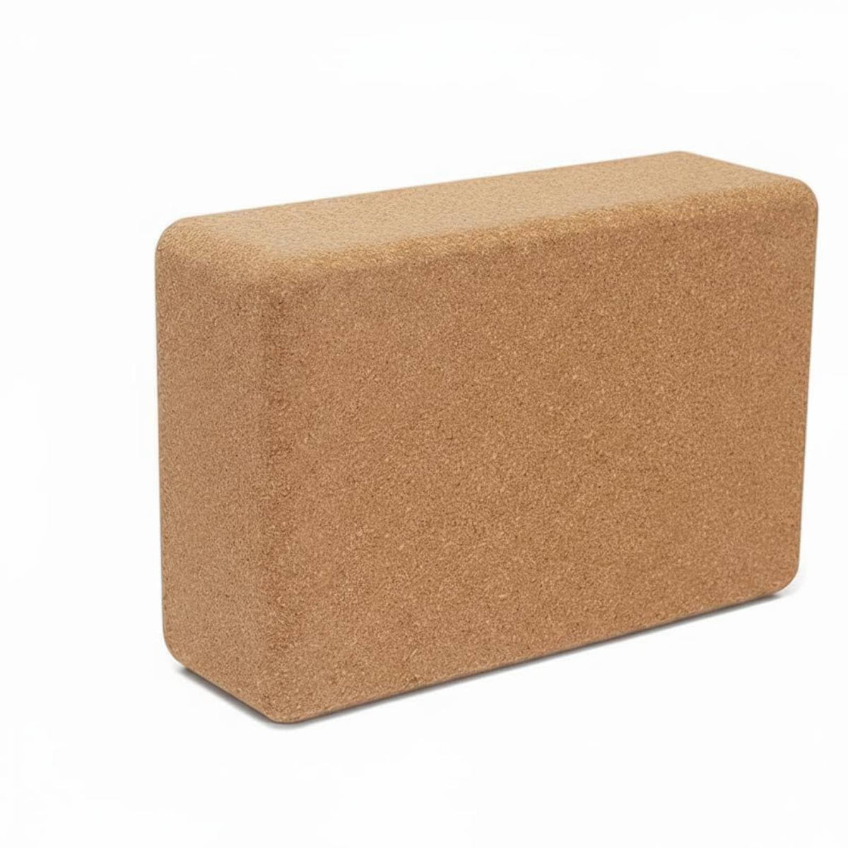 HEAVENGLOW Lightweight Cork Fitness Block Easy Grip High Density Fitness Block Rounded Edges Fitness Gear for Beginners, Exercis