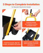 Vevor Striping Line Marking Machine, Heavy Duty Parking Lot Striping Machine With Adjustable Width, Compatible With Professional