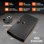 Squatz Pluto Fitness Board - Multifunctional Workout Device With Standard, Eccentric, And Isokinetic Training Modes, Wifi And Bl
