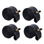 Bwshlf 27.5'' Bike Tubes (4 Pack), Mtb Schrader Valve 35Mm, Bicycle Replacement Durable Butyl Rubber Fit 27.5X2.1/2.4