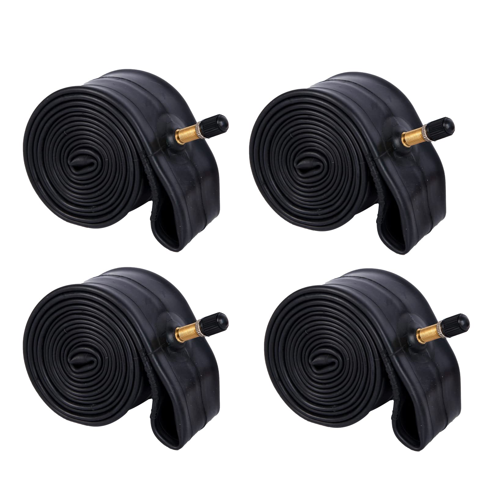 Bwshlf 29'' Bike Tubes (4 Pack), Mtb Bicycle Replacement Durable Butyl Rubber Fit 29X1.75/2.3, Schrader Valve 35Mm