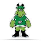 Rico Industries Nhl Hockey Dallas Stars Mascot Shape Cut Pennant - Home And Living Room D  Cor - Soft Felt Ez To Hang