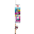 Shakespeare Catch More Fish Ladies Spincast Fishing Combo, Includes Shakespeare Fishing Rod & Reel, Berkley Fishing Baits, Live