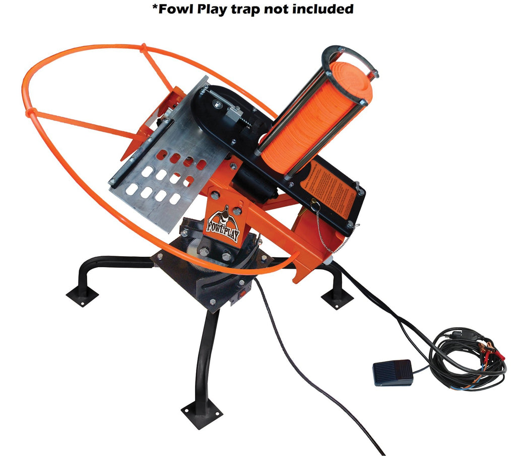 Do-All Outdoors Auto Adjustable Wobbler Kit For Fowl Play And Raven Clay Pigeon Skeet Thrower Traps , Black, Medium