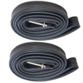 Helonge 2 Pack 28 Inch/700 Bicycle Tube, 700x25C-32C Race Tube, 48 mm Presta Valves, Compatible with 700x25C/28C/30C/32C(28x1-1.