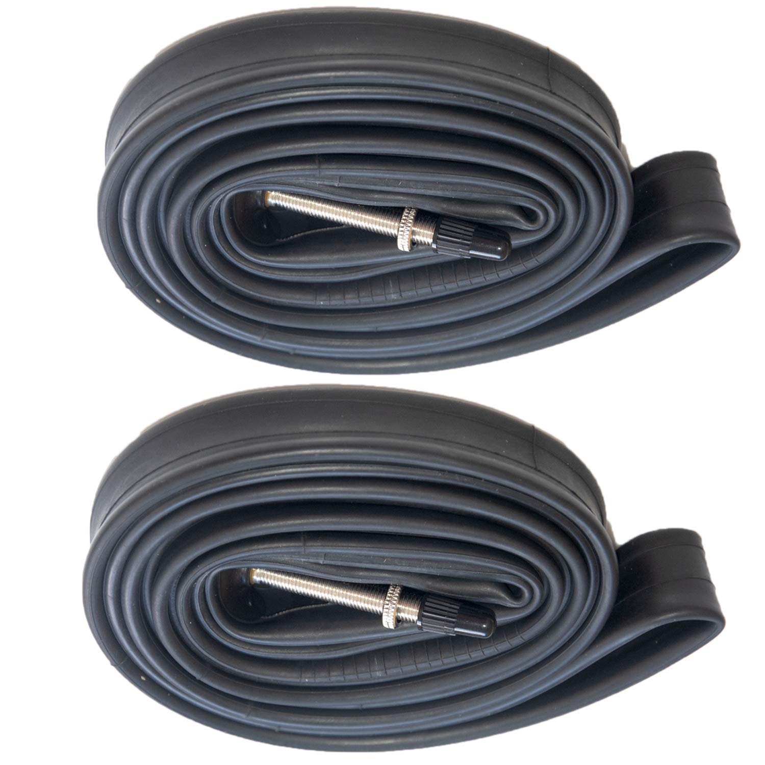 Helonge 2 Pack 28 Inch/700 Bicycle Tube, 700x25C-32C Race Tube, 48 mm Presta Valves, Compatible with 700x25C/28C/30C/32C(28x1-1.