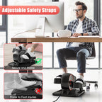 ANCHEER Under Desk Elliptical Machine, 2-in-1 Mini Exercise Bike, Digital Display, 9 Resistance Levels, 12 Speed Levels, Active