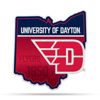 Rico Industries Ncaa Dayton Flyers State Shape Shape Cut Pennant - Home And Living Room D  Cor - Soft Felt Ez To Hang