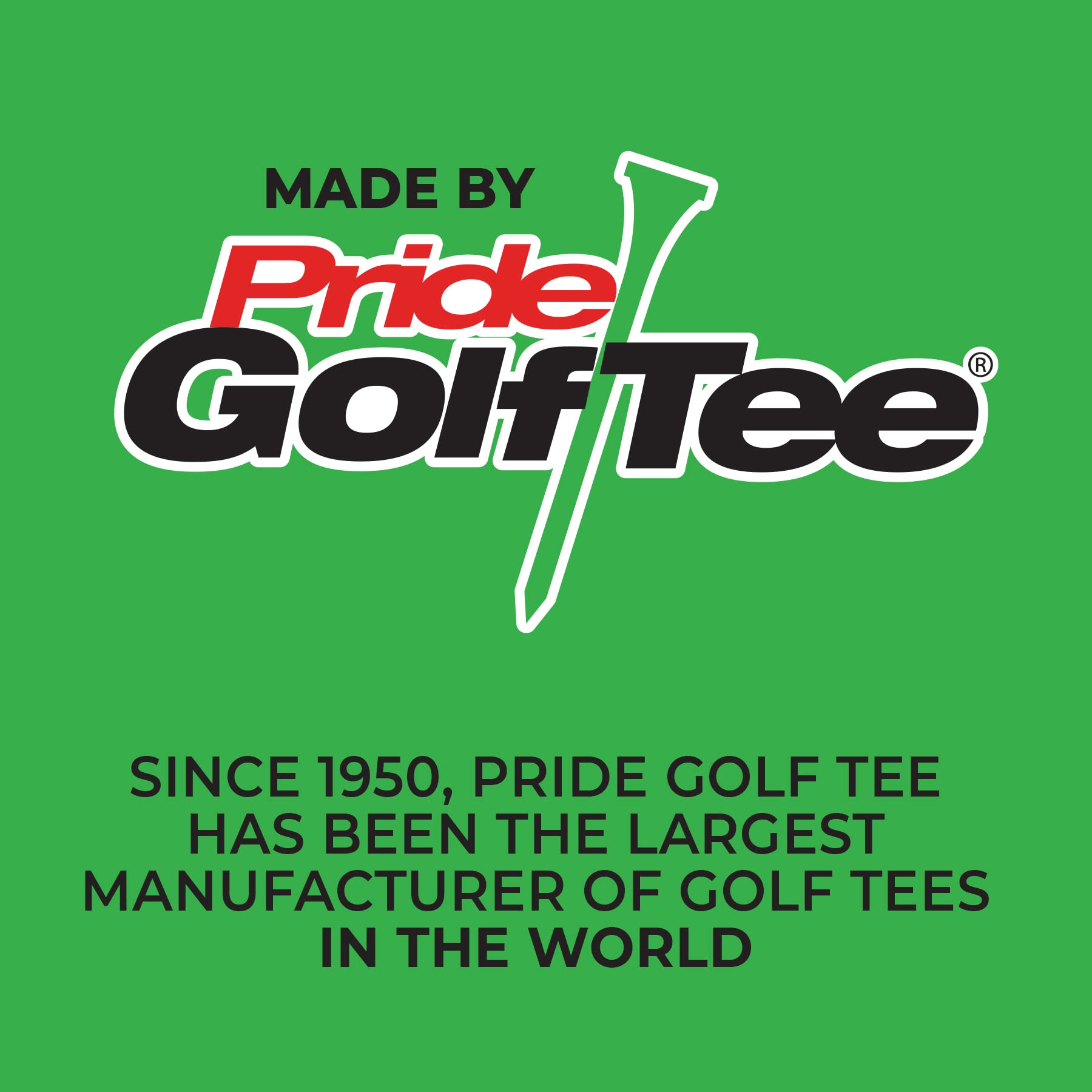Pride Golf Tee Golf Tees 500 Count Tees, Natural, Count Us