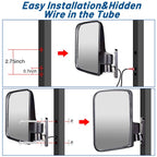 Golf Cart Side Mirrors With Turn Signal Light Golf Cart Rear View Mirrors For Club Car Ezgo Yamaha Side Mirrors Golf Cart