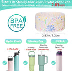 Protective Silicone Sleeve Boot 12Oz 21Oz 24Oz For Hydro Flask Water Bottle,Simple Modern And More, Flask Rubber Boot, Compatibl