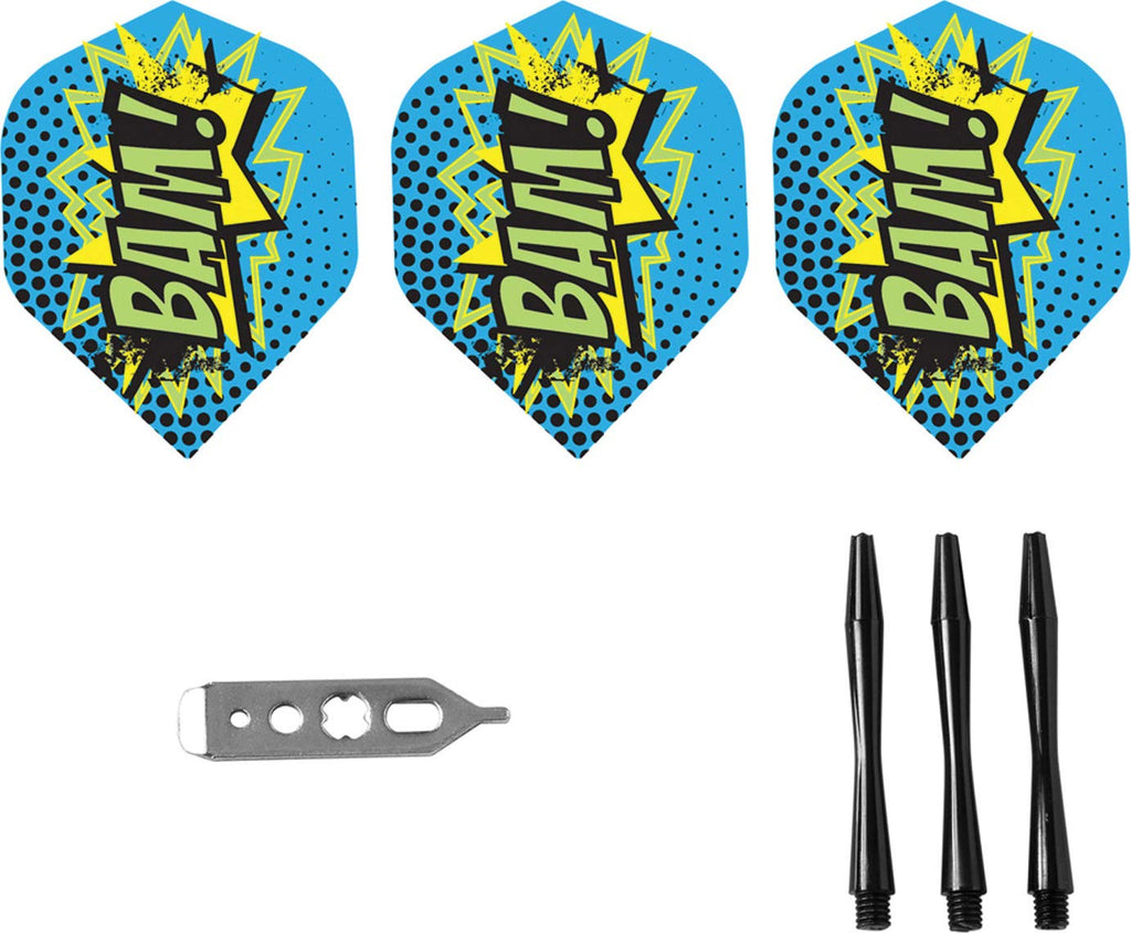 Viper Comix Steel Tip Darts: Bam (Blue), 22 Grams