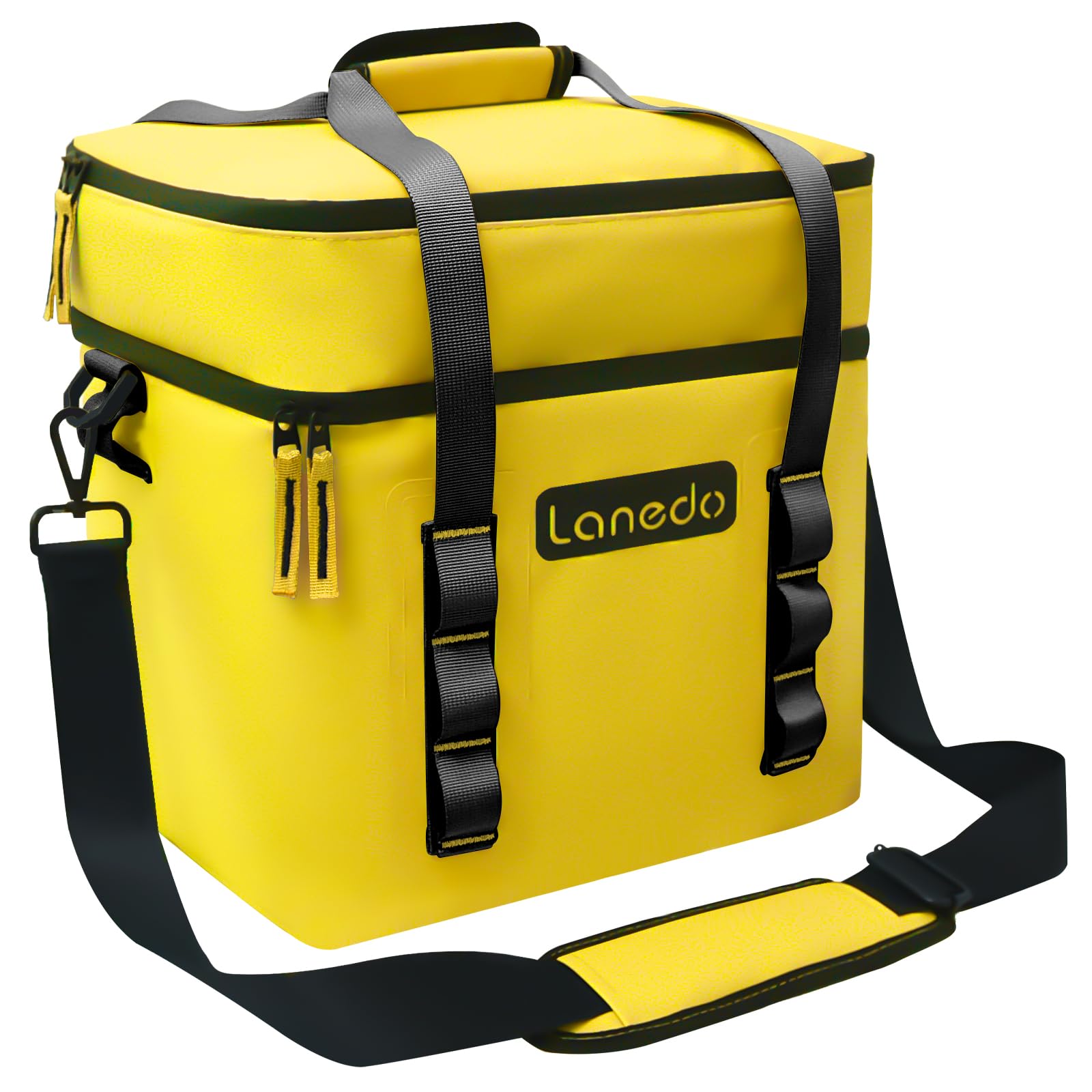 Lanedo Lunch Soft Cooler 20 Can, Soft Carrying Handle Insulated Bag Portable Ice Chest Box For Lunch, Beach, Drink, Beverage, Tr