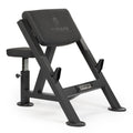 Titan Fitness Seated Preacher Curl Bench, Max Load 250 Lb, Bicep Curl Support Training, Isolated Barbell Dumbell Ez Curl Special