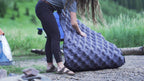 Hammaka Pammock Sleeping Pad That Converts Into An Inflatable Hammock - Great For Camping, Backpacking, Hiking - Airpad, Carry B