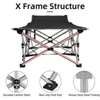 Fragess Portable Camping Cot, Sleeping Cots For Adults, 28 Extra Wide Folding Cot Max Load 600Lbs With Thick Mattress, Portable