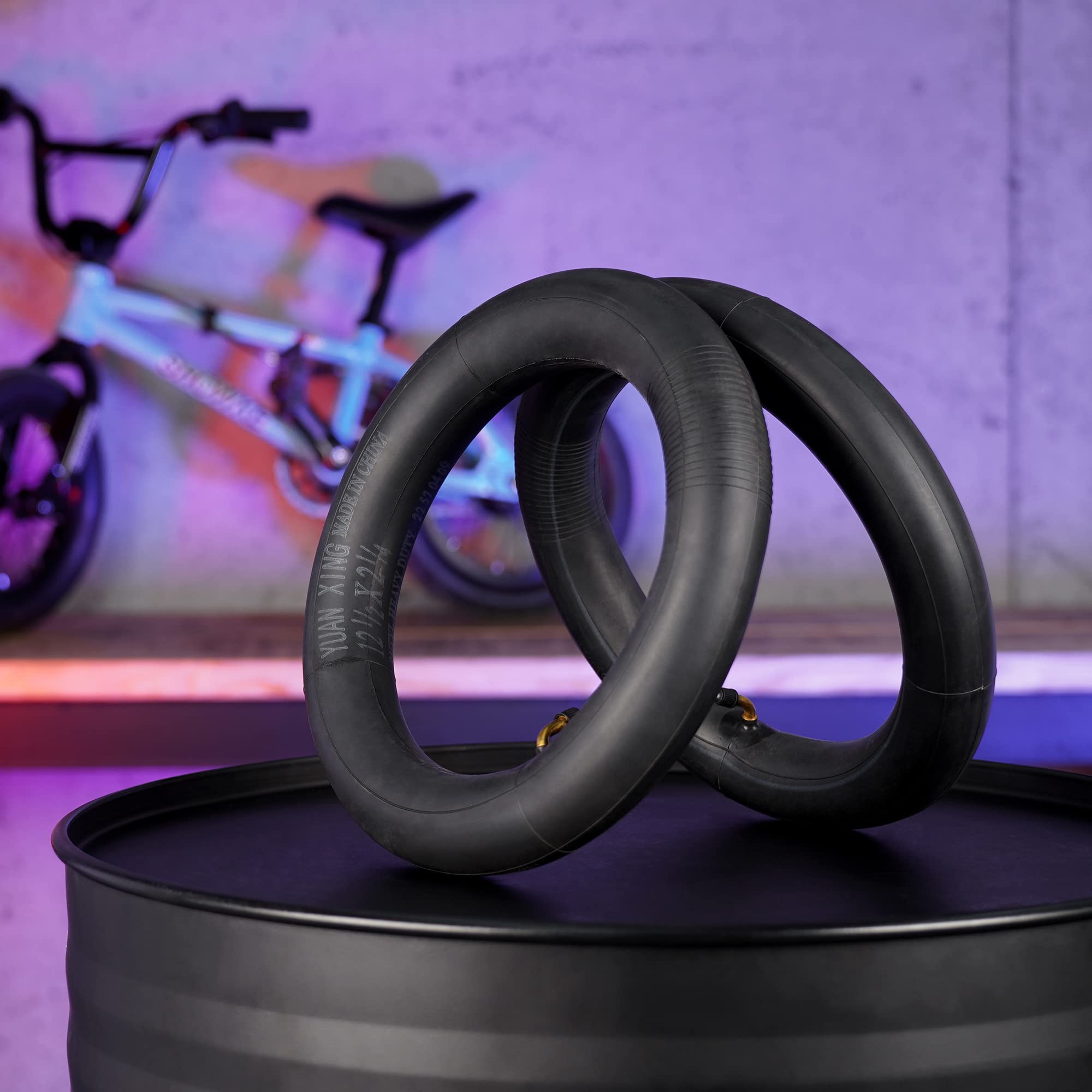 (2 Pack) 12.5 X 2.25 Inner Tube - High Strength Razor Inner Tube (Bella, Betty, Bistro, Daisy, Hannah, Sweet Pea, Vapor) - Kids