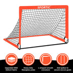 2 Pack 4 ' X 3 ' Soccer Goal Net Set, Pop Up Kids Practice Soccer Goals For Indoor And Outdoor.Portable Soccer Net With Carrying