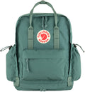 Fjllrven Kanken Outlong Backpack - Durable Travel Laptop Bag with Water Resistant Everyday Design, Frost Green