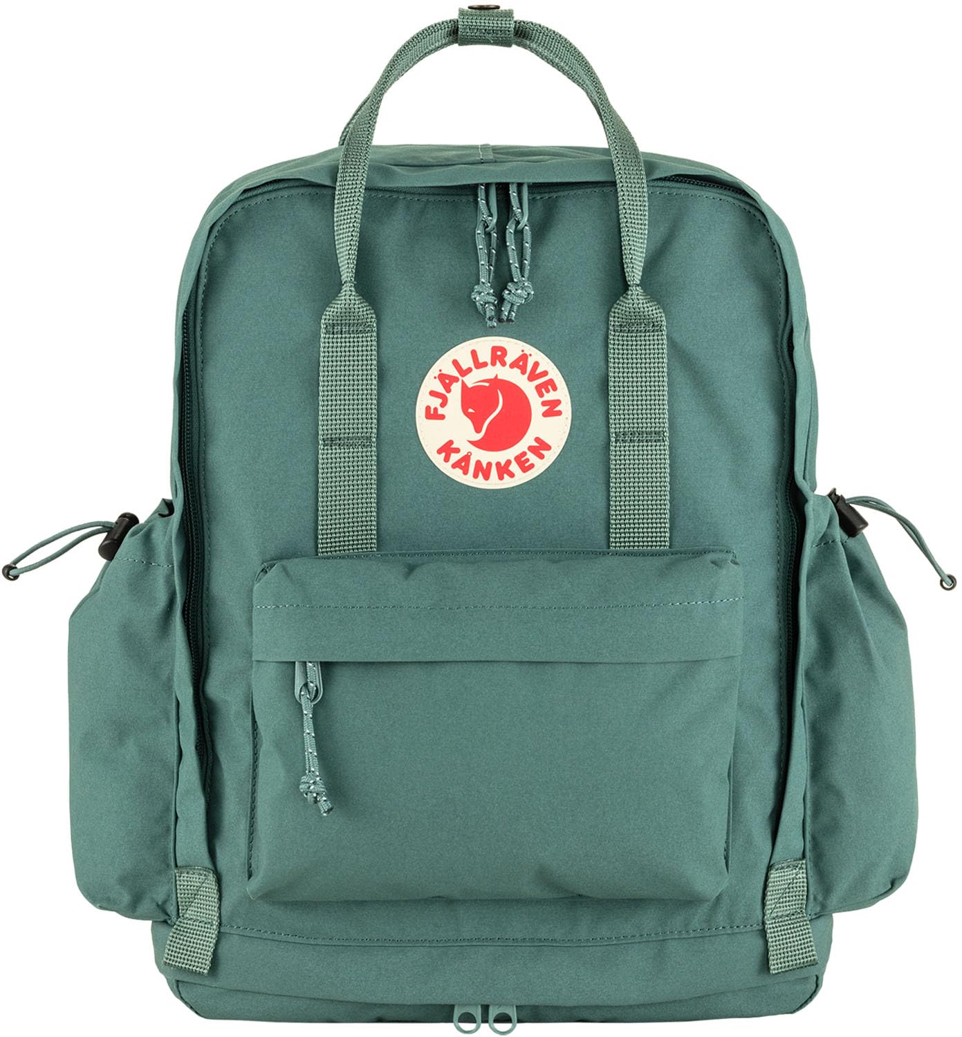 Fjllrven Kanken Outlong Backpack - Durable Travel Laptop Bag with Water Resistant Everyday Design, Frost Green