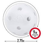 Franklin Sports Plastic Baseballs - Mlb - Includes 8 Balls For Batting Practice Or Backyard Baseball Play - Replacement Balls -