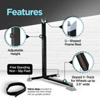 Bike Stand & Vertical Storage Rack By Bike Nook - The Original Vertical Bicycle Floor Stand For Garage Storage And Indoor And Ou