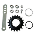 DONSP1986 Bicycle Coaster Brake Hub Sprocket Kit/Bike Brake Rear Hub,(Silver 18T Kit)