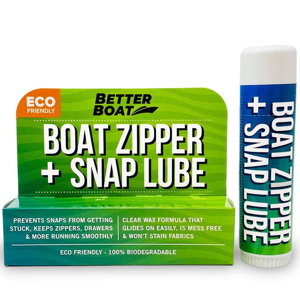 Zipper Wax  Zip Lube Marine Grade Zipper Lubricant Stick Zipper Lubricate With Ease Boat, Canvas, Bimini Snap, Metal Zippers, Ja