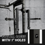 Mikolo Lateral Raise Attachment For Squat Rack, Standing Lateral Raise Machine With 1 '' Holes, Power Rack Cage Attachment, Uppe