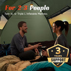 Tents For Camping 3-4 Person With Rainfly, Camping Tents Waterproof Windproof, Not Crowded For 2 Person Camping Tent, Outdoor Do